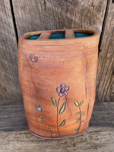 Rustic flower vase