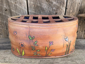 Flower brick vase