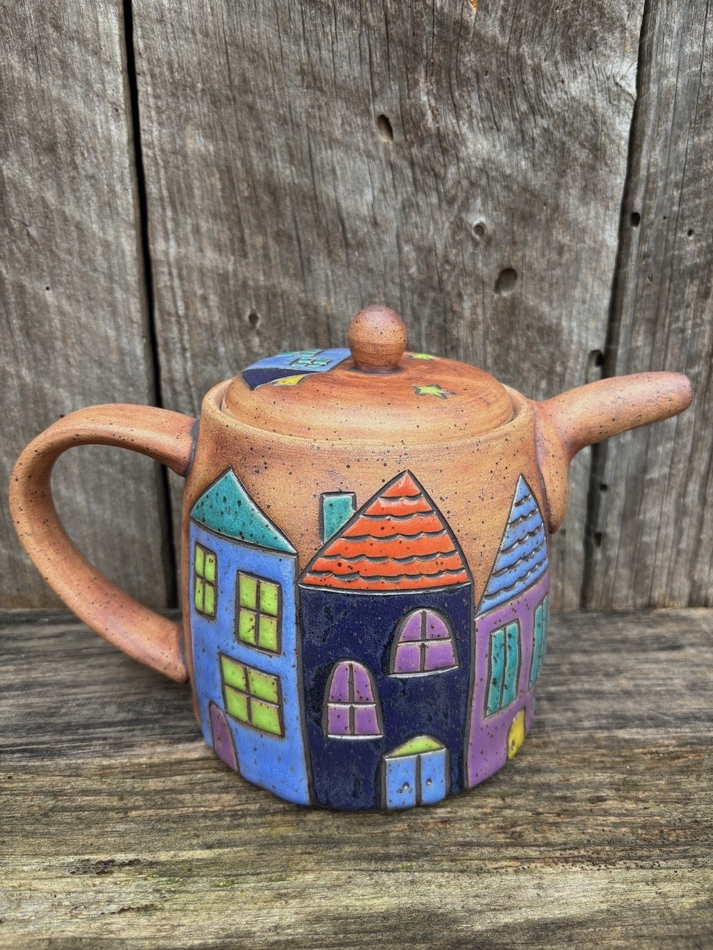 Village teapot