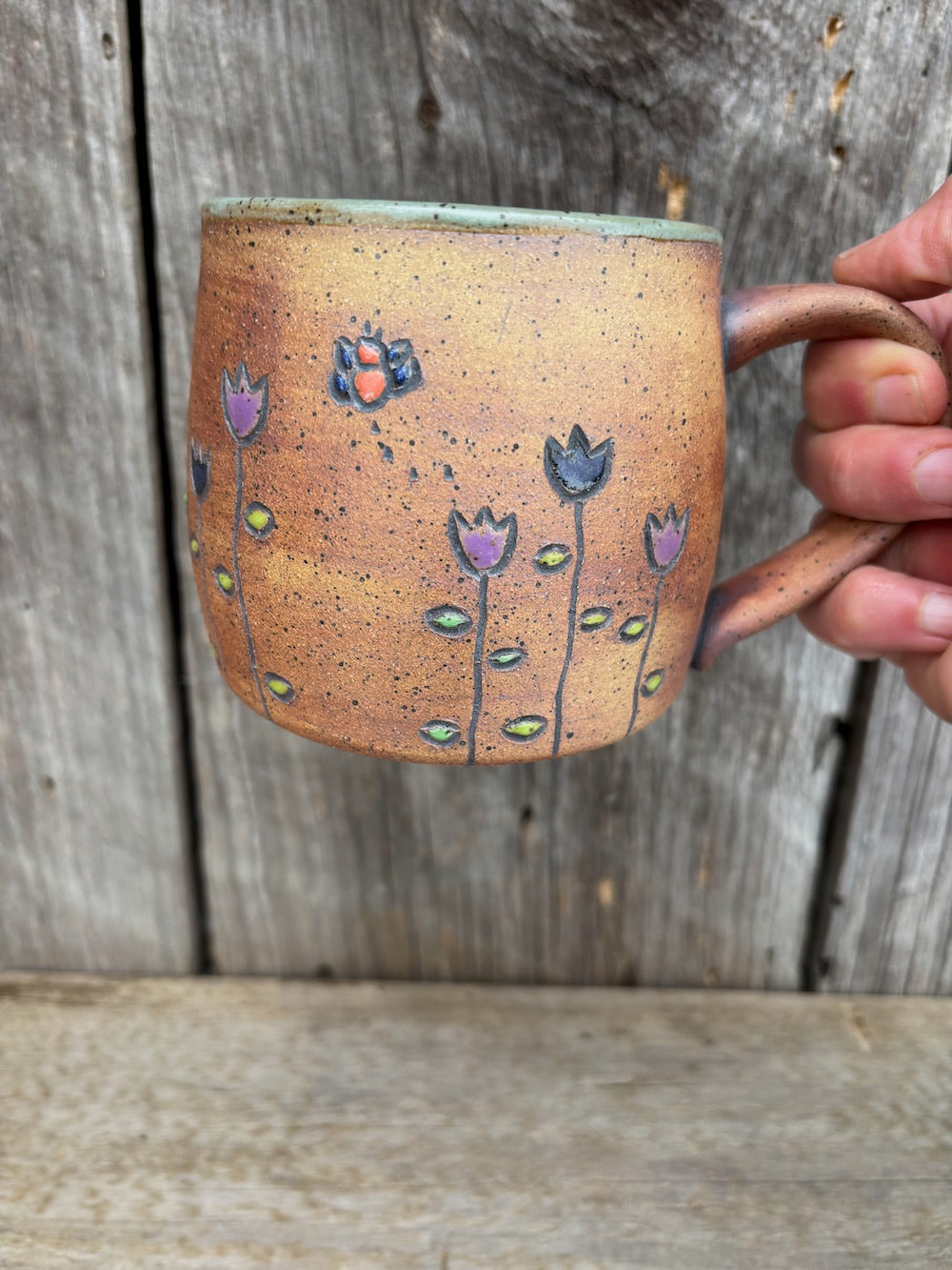 Flower mug