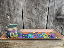 Load image into Gallery viewer, Village platter and bowl set
