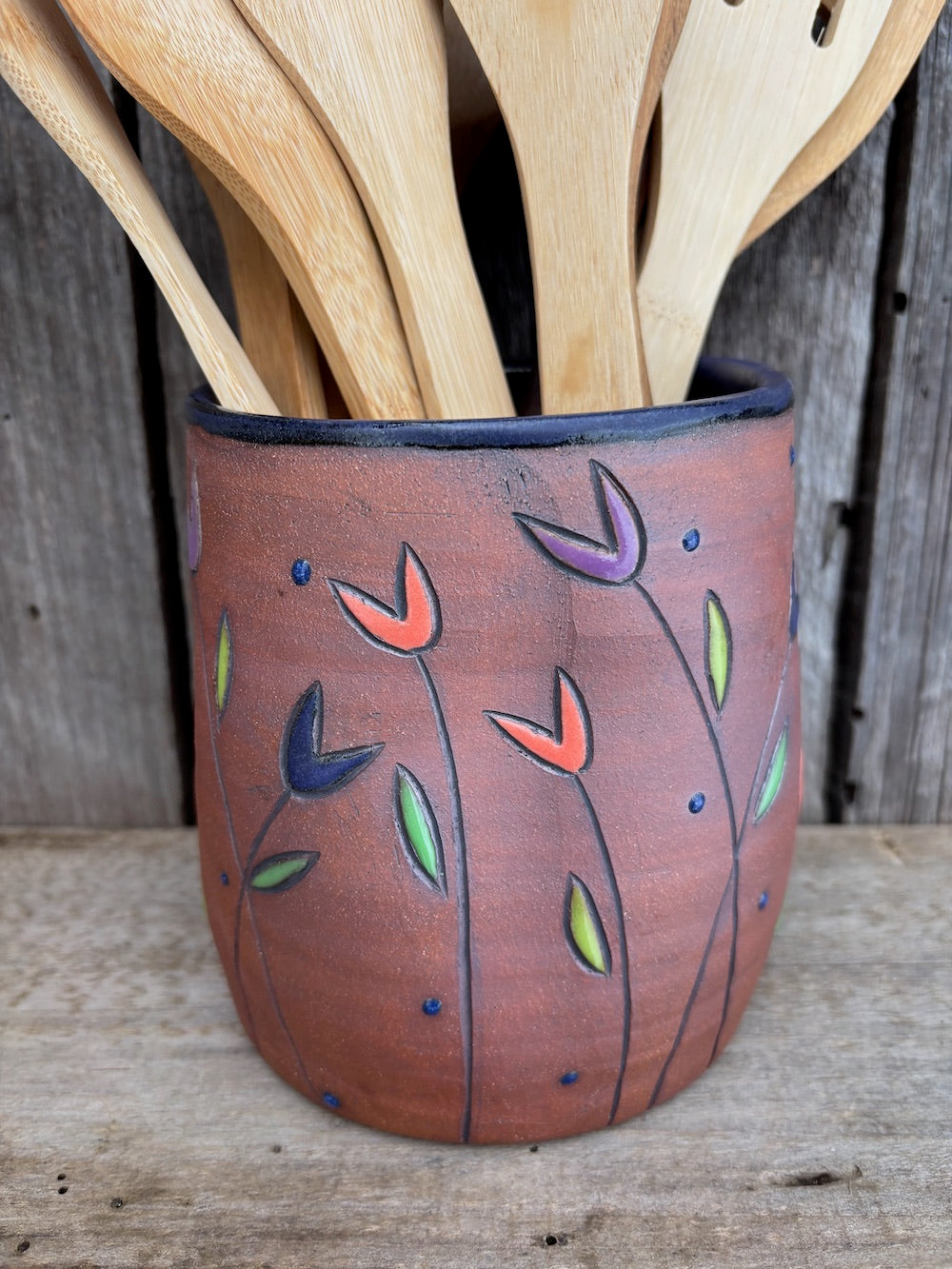 Utensil vase